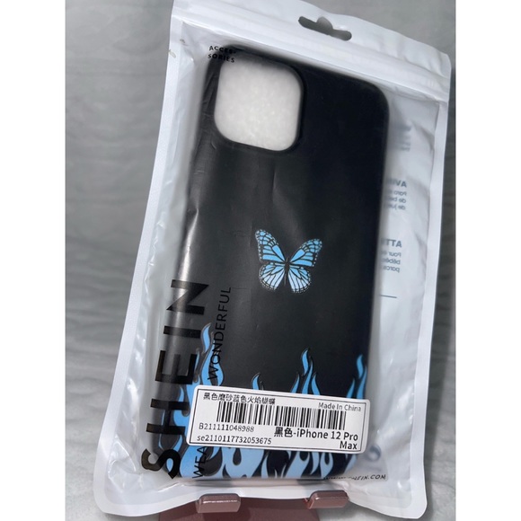 Blue Flamed Butterfly iPhone 12 Pro Max Case 🦋 - Picture 11 of 17
